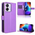 For Blackview Color 8 / Oscal Modern 8 Diamond Texture Leather Phone Case(Purple)