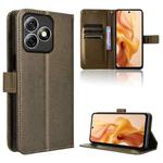 For Ulefone Note 18 Ultra Diamond Texture Leather Phone Case(Brown)