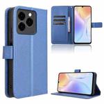 For Ulefone Note 20 Pro Diamond Texture Leather Phone Case(Blue)