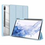 For Samsung Galaxy Tab S9+ DUX DUCIS TOBY Series Antiskid Leather Tablet Case with Sleep / Wake-up Function(Blue)