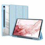 For Samsung Galaxy Tab S9 DUX DUCIS TOBY Series Antiskid Leather Tablet Case with Sleep / Wake-up Function(Blue)