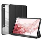 For Samsung Galaxy Tab S9 DUX DUCIS TOBY Series Antiskid Leather Tablet Case with Sleep / Wake-up Function(Black)