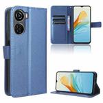 For ZTE Axon 40 Lite Diamond Texture Leather Phone Case(Blue)