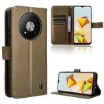 For ZTE Blade A73 5G Diamond Texture Leather Phone Case(Brown)