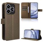 For ZTE Blade V60 / Axon 60 4G Diamond Texture Leather Phone Case(Brown)