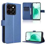 For ZTE Blade A35 Diamond Texture Leather Phone Case(Blue)