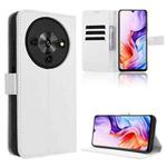 For ZTE Blade A76 5G Diamond Texture Leather Phone Case(White)