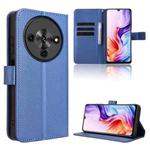 For ZTE Blade A76 5G Diamond Texture Leather Phone Case(Blue)