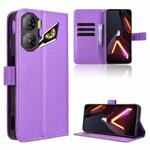 For ZTE nubia Neo 3 5G Diamond Texture Leather Phone Case(Purple)