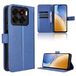 For ZTE Blade A56 4G Diamond Texture Leather Phone Case(Blue)