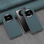 For Huawei Mate 40 Pro GKK Electroplating Leather Surface Phone Case(Cyan)