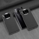 For Huawei Mate 30 5G GKK Electroplating Leather Surface Phone Case(Black)