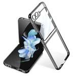 For Samsung Galaxy Z Flip5 Integrated Electroplating Full Coverage Phone Case(Black)