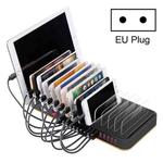 WLX-815P 180W 15 Ports USB Fast Charging Dock Smart Charger with Holder, EU Plug