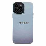 For iPhone 13 Pro 2 in 1 PC + TPU Shockproof Phone Case(Gradient Light Blue)