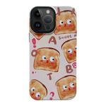 For iPhone 14 Pro Max 2 in 1 PC + TPU Shockproof Phone Case(Bread)