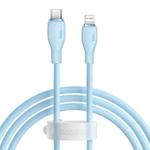 Baseus Pudding Series 20W Type-C to 8 Pin Fast Charging Data Cable, Length:1.2m(Blue)