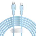 Baseus Pudding Series 20W Type-C to 8 Pin Fast Charging Data Cable, Length:2m(Blue)