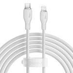 Baseus Pudding Series 20W Type-C to 8 Pin Fast Charging Data Cable, Length:2m(White)