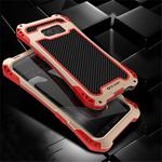 For Samsung Galaxy S8 R-JUST AMIRA Shockproof Dustproof Waterproof Metal Protective Case(Gold Red)