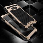 For Samsung Galaxy S8 Plus R-JUST AMIRA Shockproof Dustproof Waterproof Metal Protective Case(Black Gold)