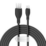 Baseus Pudding Series 2.4A USB to 8 Pin Fast Charging Data Cable, Length:2m(Black)