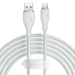 Baseus Pudding Series 100W USB to Type-C Fast Charging Data Cable, Length:2m(White)