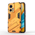 For Honor 90 GT 5G Punk Armor 2 in 1 PC + TPU Phone Case with Holder(Orange)