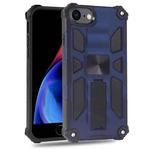 For iPhone 6 Shockproof TPU + PC Magnetic Protective Case with Holder(Blue)