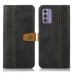 For Nokia G42 5G Stitching Thread Calf Texture Leather Phone Case(Black)
