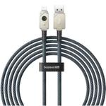 Baseus Unbreakable Series 2.4A USB to 8 Pin Fast Charging Data Cable, Length:2m(White)