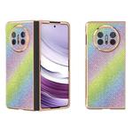For Huawei Mate X5 Nano Plating Diamond Texture Phone Case(Rainbow)