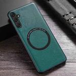 For Samsung Galaxy S23 FE 5G MagSafe Magnetic PU Phone Case(Green)