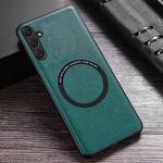 For Samsung Galaxy A35 MagSafe Magnetic PU Phone Case(Green)