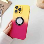 For iPhone 13 Pro Two-color Gradient MagSafe TPU Phone Case(Yellow+Red)