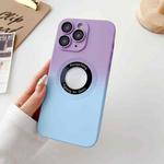 For iPhone 11 Pro Max Two-color Gradient MagSafe TPU Phone Case(Purple+Blue)