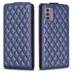 For Nokia G42 5G Diamond Lattice Vertical Flip Leather Phone Case(Blue)