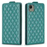 For Nokia C110 Diamond Lattice Vertical Flip Leather Phone Case(Green)