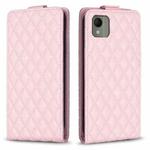 For Nokia C110 Diamond Lattice Vertical Flip Leather Phone Case(Pink)