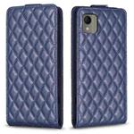 For Nokia C110 Diamond Lattice Vertical Flip Leather Phone Case(Blue)