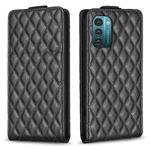 For Nokia G21 / G11 Diamond Lattice Vertical Flip Leather Phone Case(Black)