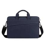 For 14.1 inch ST01S Waterproof Oxford Laptop Diagonal Shoulder Handbag(Navy Blue)