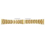 For Huawei Watch 4 22mm Three-bead Stainless Steel Watch Band(Gold)