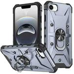 For iPhone 16e Ring Holder Phone Case(Grey)
