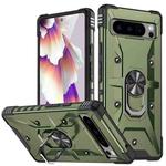 For Google Pixel 8 Pro Ring Holder Phone Case(Army Green)