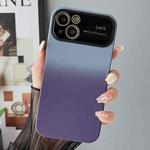 For iPhone 14 Gradient PC + TPU Shockproof Phone Case(Light Blue Purple)