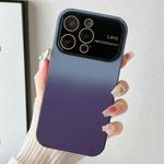 For iPhone 12 Pro Gradient PC + TPU Shockproof Phone Case(Light Blue Purple)