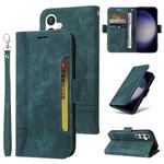 For Samsung Galaxy S23 FE 5G BETOPNICE Dual-side Buckle Leather Phone Case(Green)