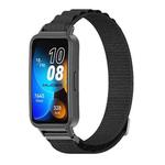For Huawei Band 8 Mijobs Nylon Breathable Watch Band(Black)
