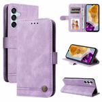 For Samsung Galaxy M15 5G / F15 5G Skin Feel Life Tree Metal Button Leather Phone Case(Purple)